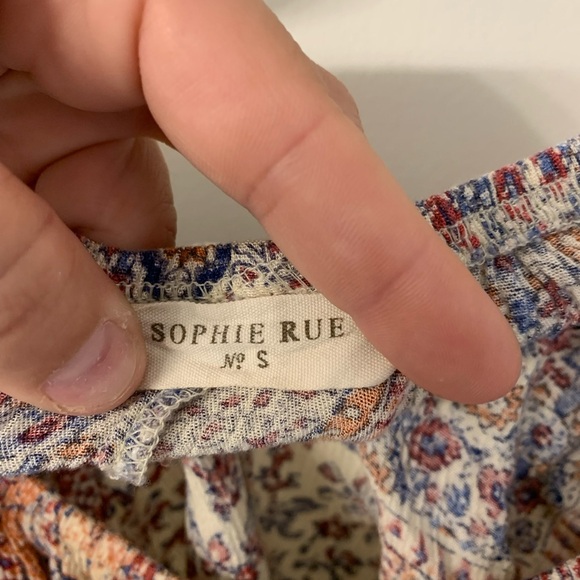 Sophie Rue Multicolor Off-Shoulder Blouse - Picture 3 of 4